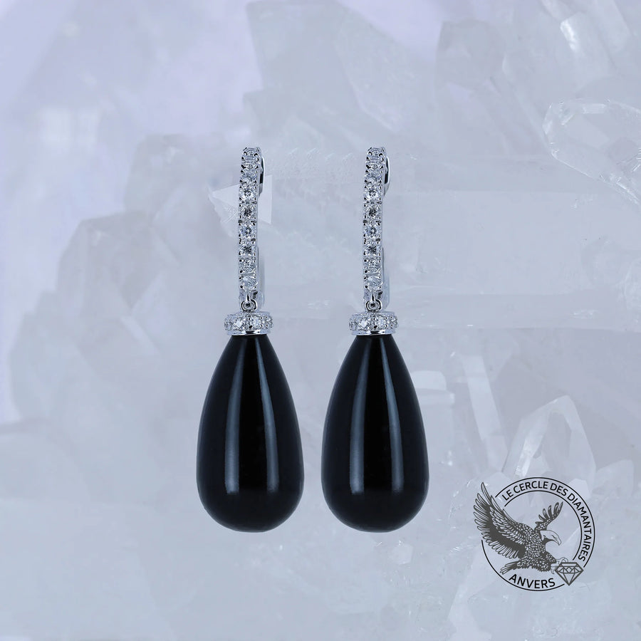 Pendantes Onyx - Noir de Jais
