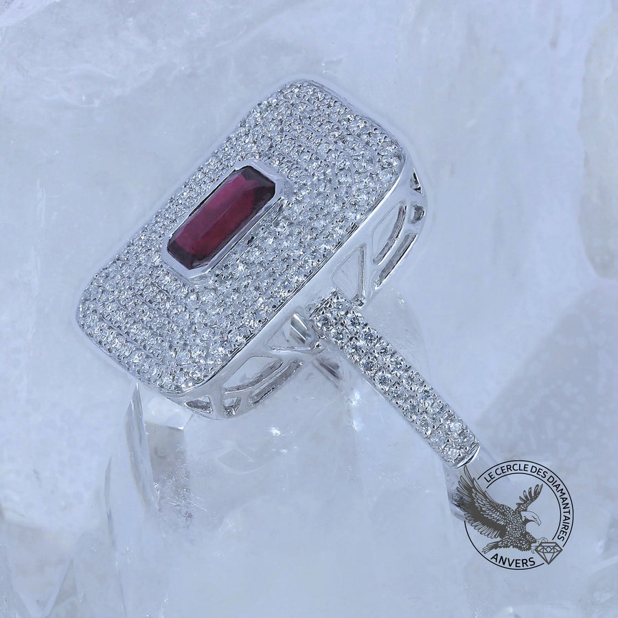 Bague en rubis rouge - Alizée