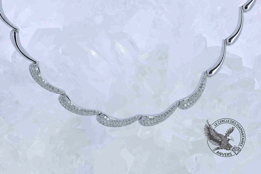 Collier Diamant - Pluie Scintillante
