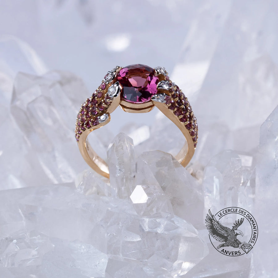 Bague Saphir Rose - Velours