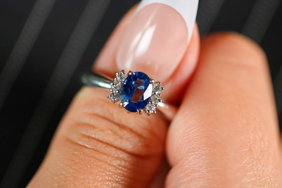 Bague Saphir - Mystère de la Nuit