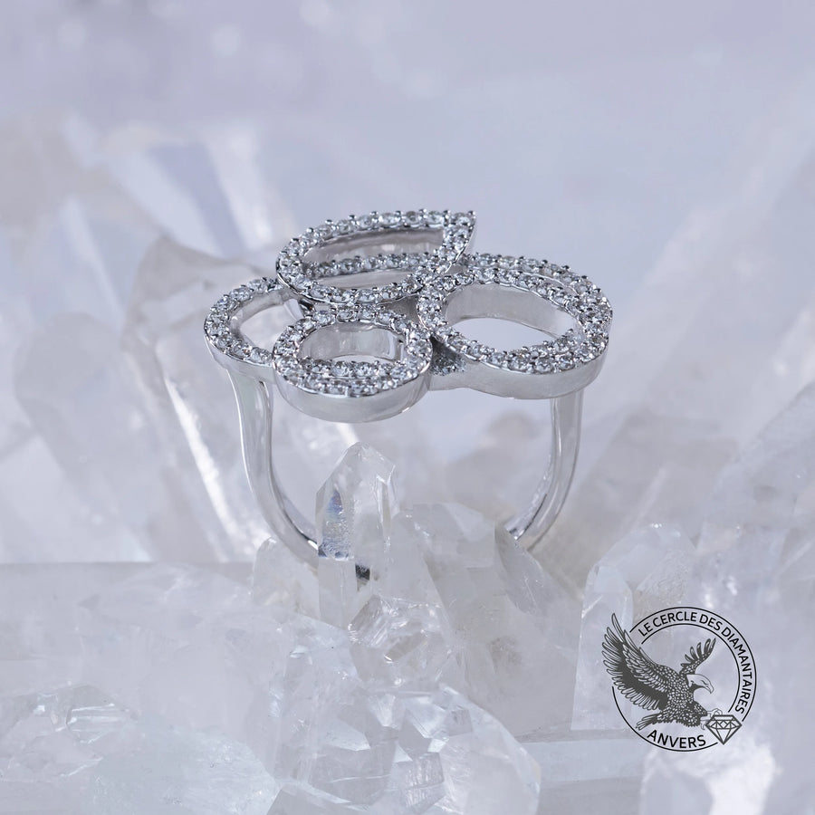 Bague Diamant - Halo 