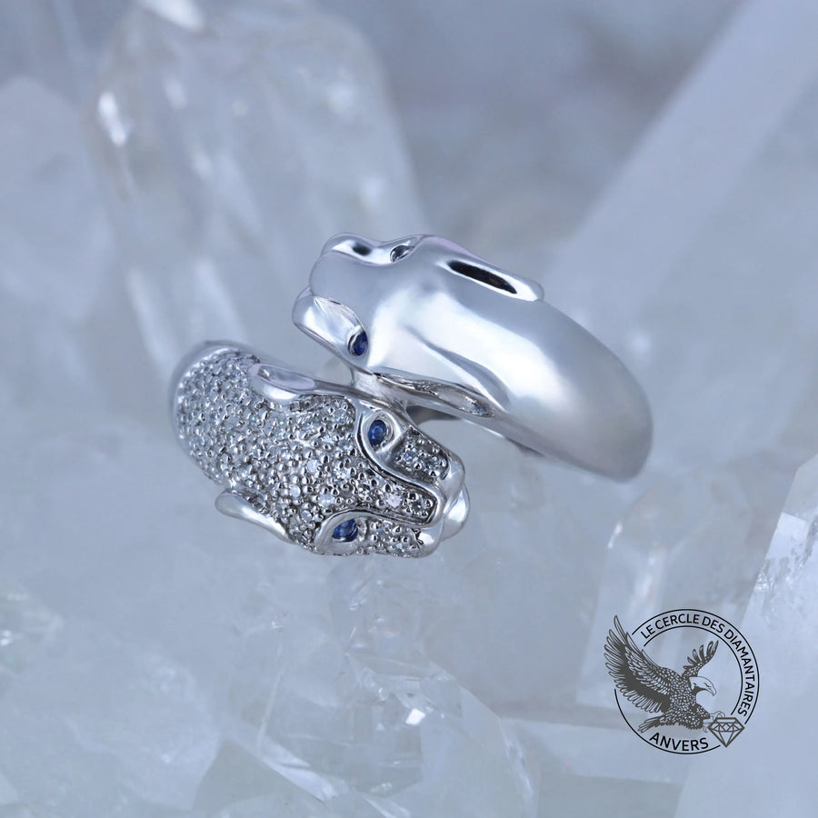 Bague Diamant - Deux Fauves