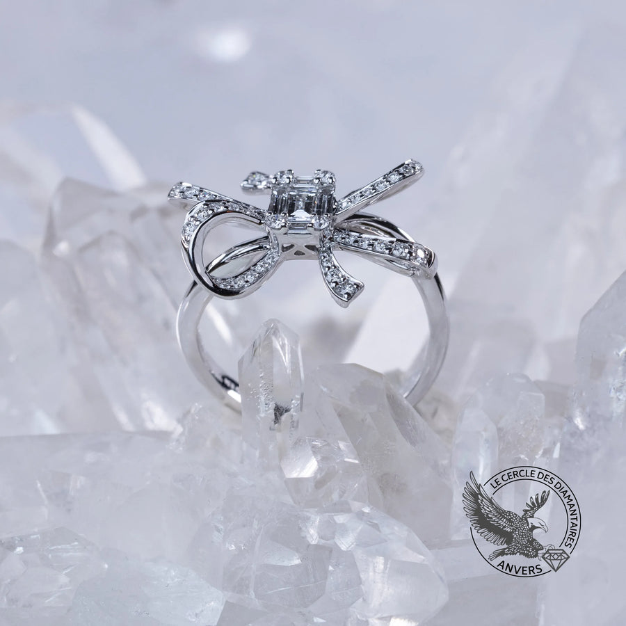 Bague Diamant - Noeud