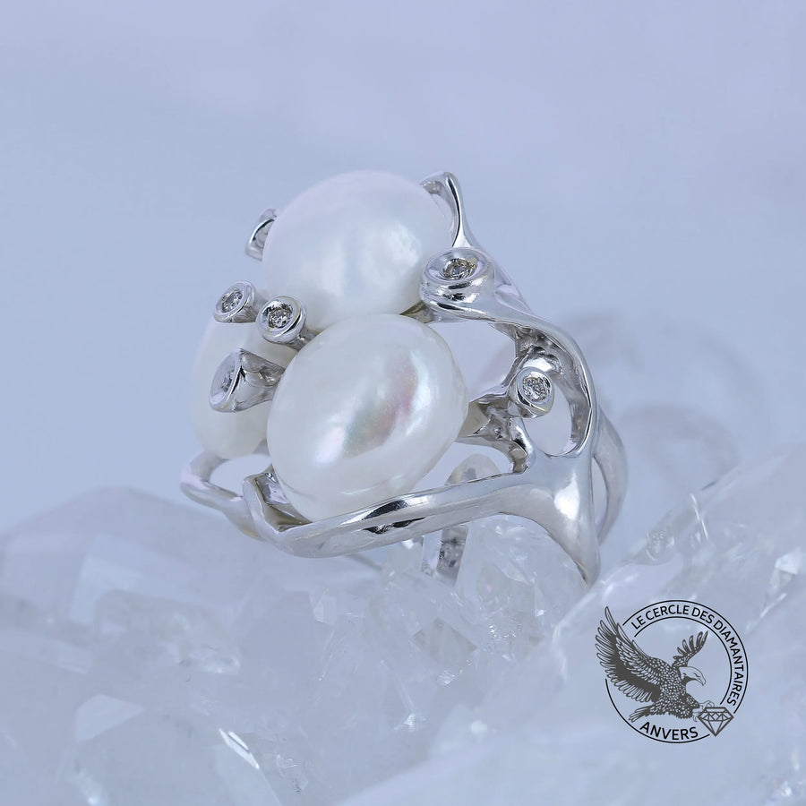 Bague en Perle - Coquilllage