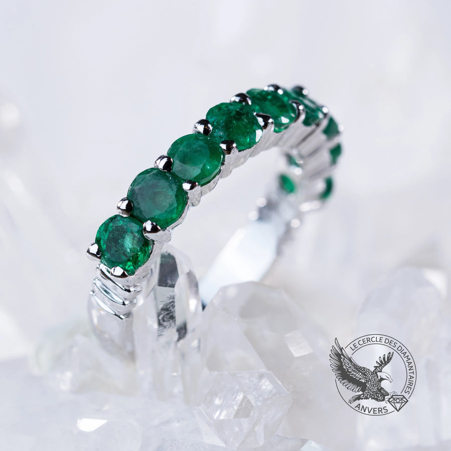 Bague Émeraude - Émilia