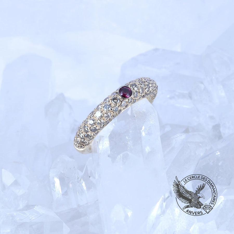 Bague Rubis - Flora