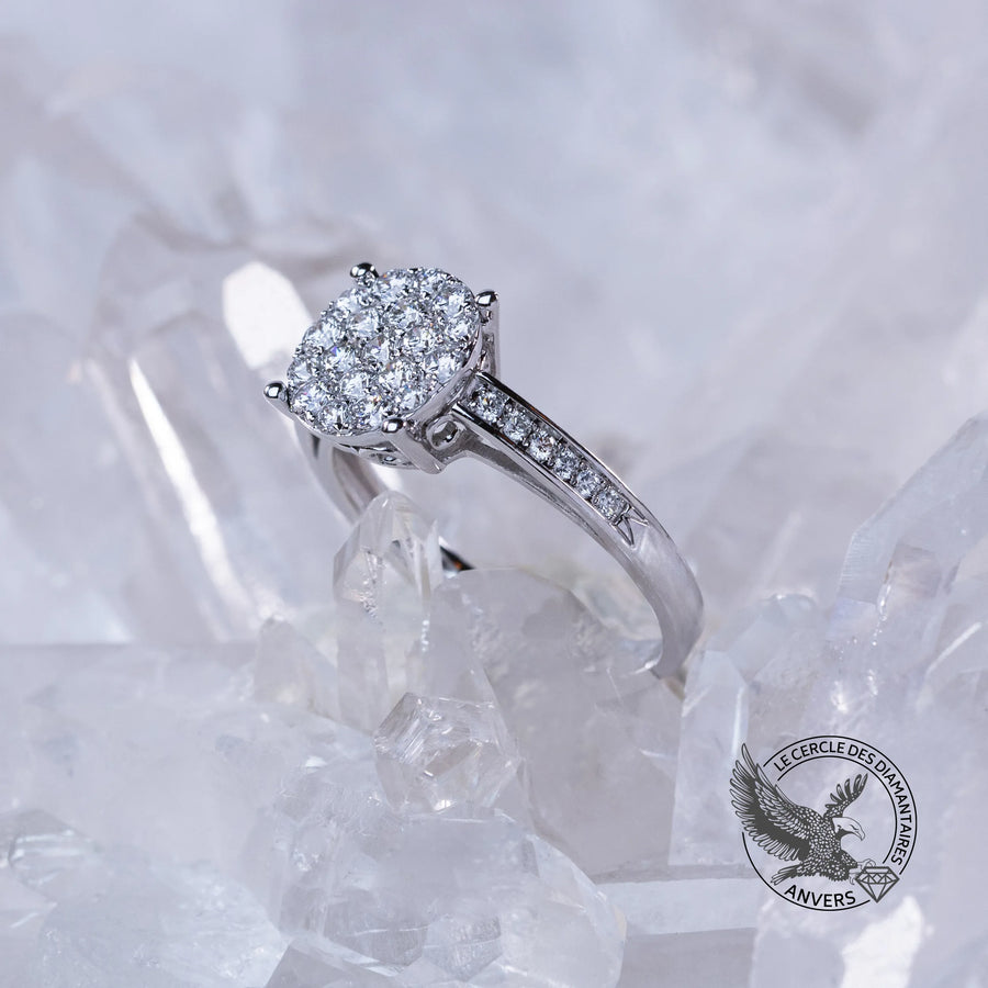 Bague Diamant - Givre

