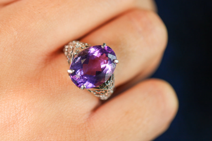 Bague améthyste - Isis