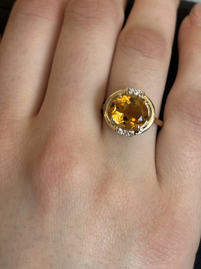 Bague Citrine - Diana