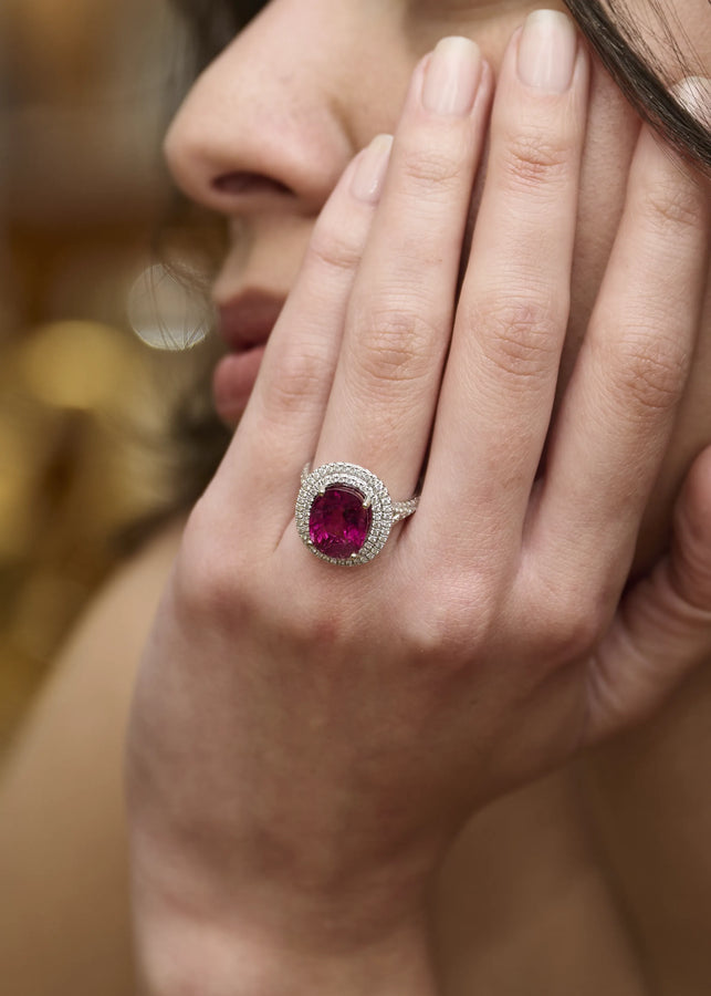 Bague Rubellite - Jessica