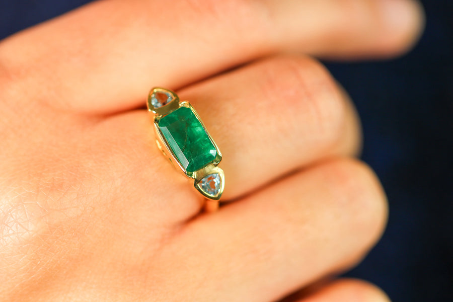 Bague émeraude - Clio