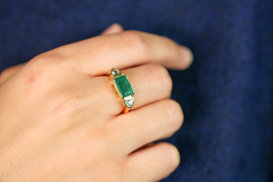 Bague émeraude - Clio