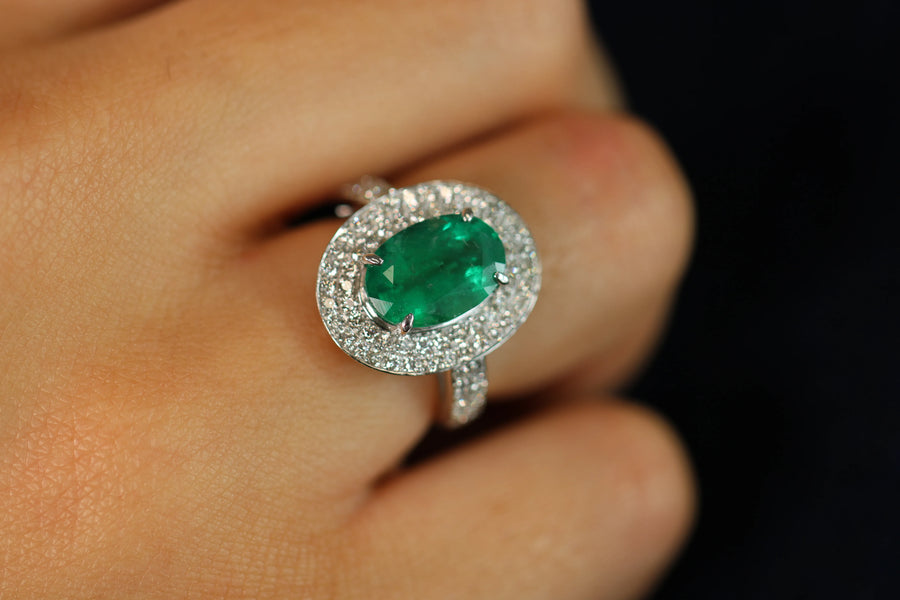 Bague émeraude - Lila