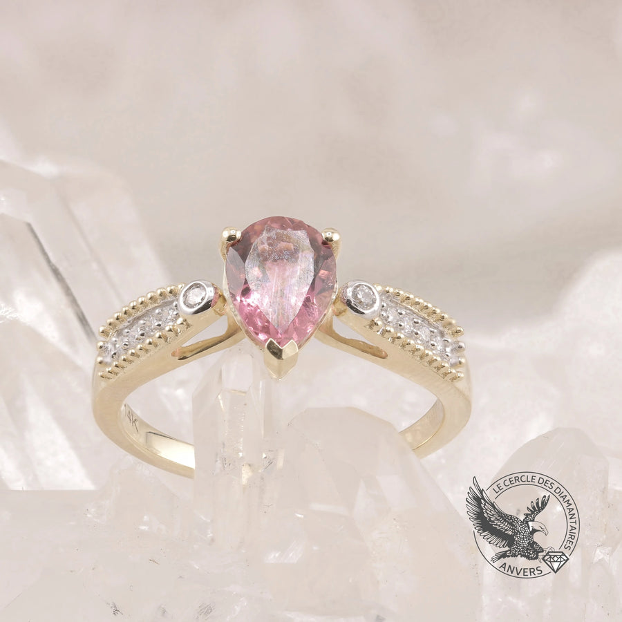 Bague Saphir - Blanche