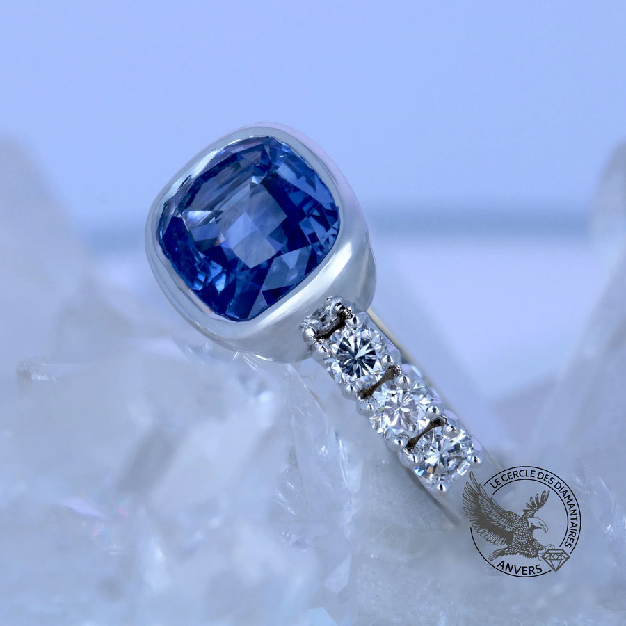 Bague saphire bleu - Saphira 