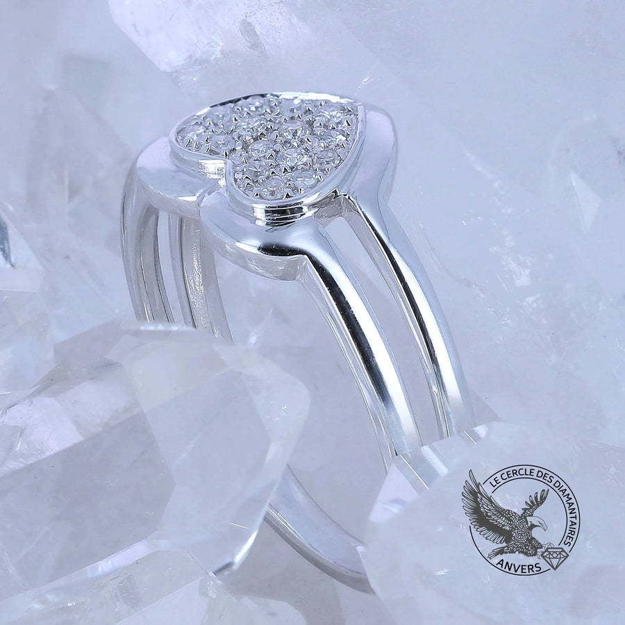 Bague Diamant- Lumière du Cœur
