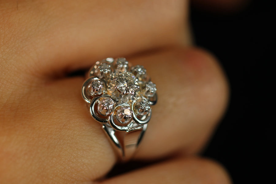 Bague diamant - Marjolaine