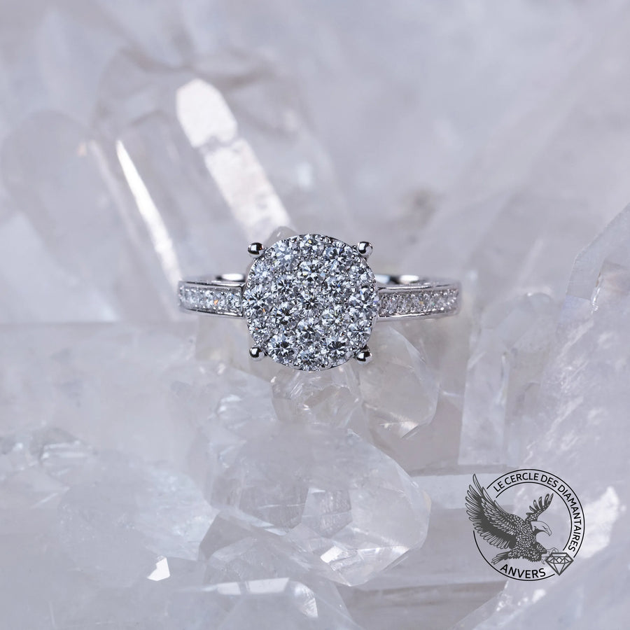 Bague Diamant - Givre
