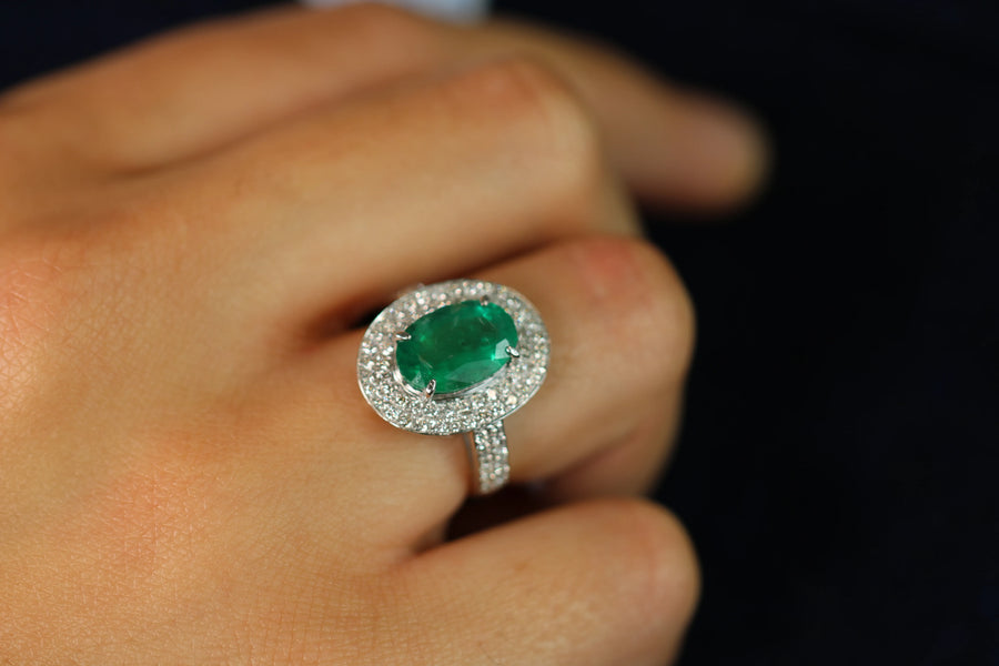 Bague émeraude - Lila